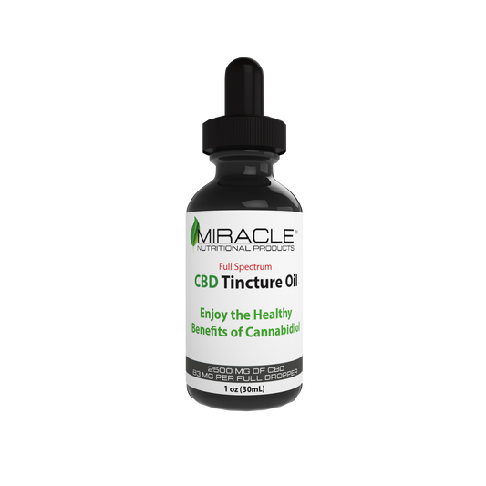 Miracle CBD Tincture - Full Spectrum 2500MG, 1oz